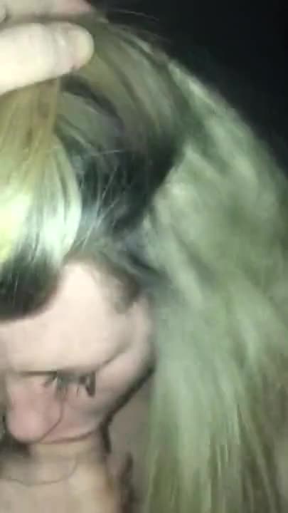 Blonde Sucks Nonstop Until He Cums