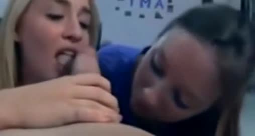 School Girlfriends Sharing A Dick