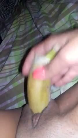 With Banana In My Pussy
