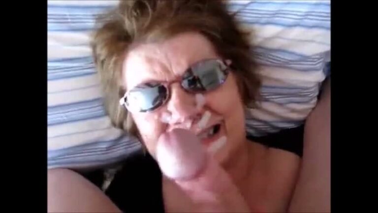 With Glasses Handjob And Facial